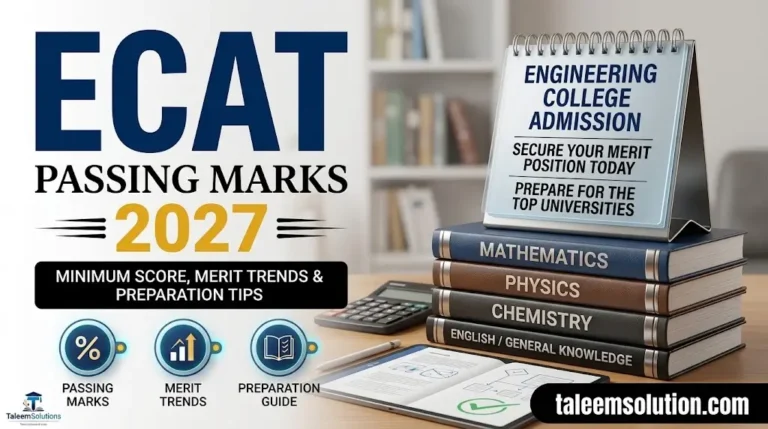 How Many Marks Are Needed to Pass ECAT 2027